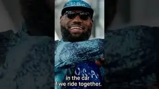 LBJ SAYS "BRONNY CANT say DADDY IM OPEN IN CORNER" during games!"