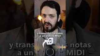 IA que escucha un audio y transcribe las notas en un archivo MIDI #shorts
