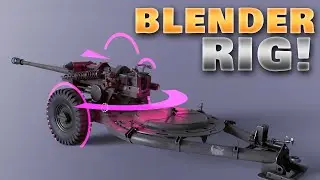 3D Artillery Rig for BLENDER!!