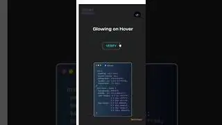 Glowing button on hover #html #css #design #ui #uidesign #development