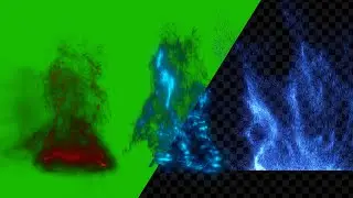 Magical Energy 4k Stock Footage | Free Green Screen Video