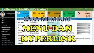 Cara Membuat Aplikasi K13 ( Part 1 ) membuat MENU DEPAN dan HYPERLINK