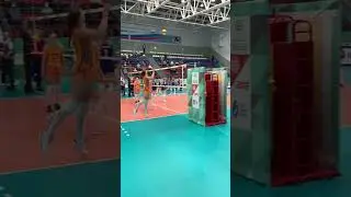 Нападающий удар в замедленном действие 🔥🏐💪#волейбол #volley