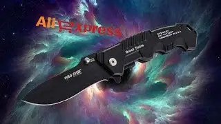 Нож Cold Steel Black Sable с aliexpress