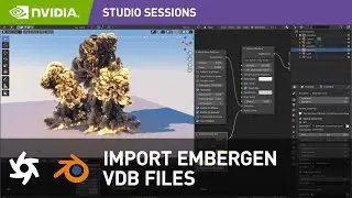 Import EmberGen VDB files in Octane for Blender w/ Lino Grandi | NVIDIA Studio Session