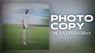 Como fazer EFEITO BORRADO na sua FOTO - PHOTOCOPY SCAN LINES Effect | Photo Edit | Streetwear Effect