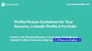 Profile Picture Guidelines for Resume, LinkedIn, & Portfolio