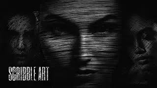 How to Make Scribble Art in Picsart | Picsart Editing Tutorial