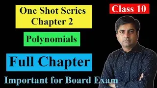 One shot revision of class 10 maths chapter 2 Polynomials Mind Map English Medium