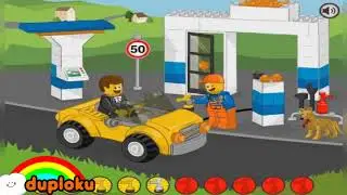 Lego Pom Bensin   Lego Junior Game Gas Station - Duploku
