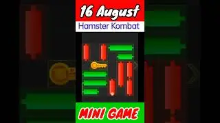 16 August Mini Game |Hamster KombatMini Game 16 August |Mini Game 16 August|Mini Game Key Kaise Le