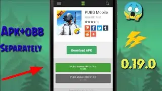 How to download Apk and Obb file separately for PUBG Mobile