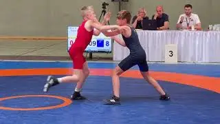 Wrestling / Ringen, Offene MDM in Stendal, Jugend C, 46 kg, greco-rom.,  Messner - Stern