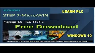 Free Download Siemens Microwin Step7 PLC Software, And how to install in Windows 10. 