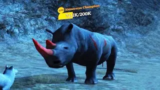 The Wolf - Rhinoceros Champion In Featured Dark Forest 🏆