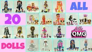 LOL Surprise OMG Dolls Complete Set With Families Series 1-2 Winter Disco Lights Amazing Surprise
