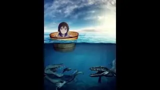 Photoshop Speed Art - Unsuccessful swimming