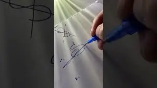 How to sign the letter S?😂