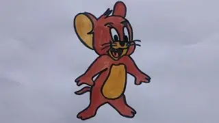 How to draw Tom and Jerry  #tomandjerrycartoon #easydrawing #viralvideo #cartoondrawing
