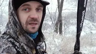 Зимний поход. Рыбалка.  Отдых на природе.