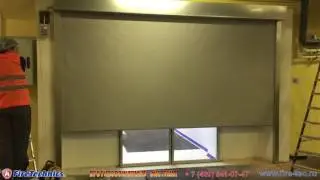 Видео противопожарные шторы FireTechnics EI60