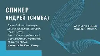 Спикер Андрей Симба - Как это работает? Инструменты трезвости. Трезвый 13 лет 6 месяцев