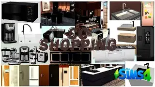 CC SHOPPING | KITCHEN | STOVES, RANGEHOODS, SINKS, REFRIGERATORS, COUNTERS  || SIMS 4