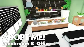 NEW School LUNCHROOM and OFFICE in Adopt me! Roblox 