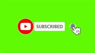 Green Screen Subscribe Button Bell