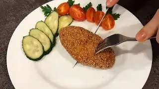 ЛЕНИВЫЕ куриные КОТЛЕТЫ ПО КИЕВСКИ. СОЧНЫЕ И ВКУСНЫЕ