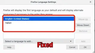 How To Change Language In Firefox