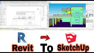 3D Model import Revit to SketchUp | Complete model import with material |