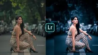 Lightroom Dark Indigo Tone Photo Editing | Lightroom Photo Editing | preset download free