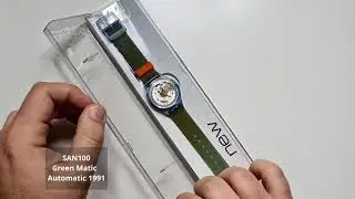 Swatch Blue Matic 1991 - AUTOMATIC - SAN100 - VINTAGE