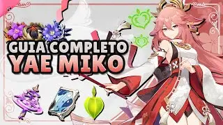O MELHOR e mais COMPLETO GUIA DA YAE MIKO ATUALIZADO - Builds, Artefatos, Armas, Times e Comps