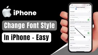 How to Change Font Style in iPhone | iPhone Font Style Change | Change Font Style in iPhone