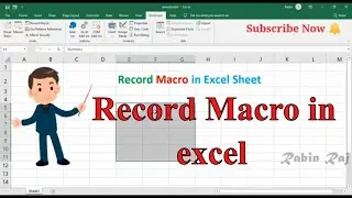 Excel Macro Using VBA : How to Record Macro in Excel