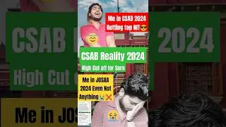 CSAB Reality Exposed 😡 || CSAB Seat Matrix 2024 || CSAB Counselling 2024 || Vacant seat in CSAB 2024