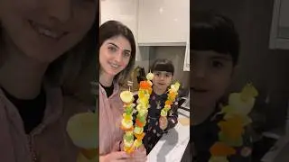 Фруктовые шашлычки или фруктовые канапешки - мотивируем детей кушать больше разных фруктов