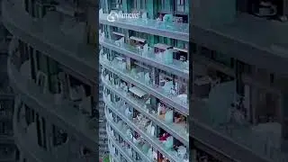 #shorts En este edificio de China podría vivir toda la población de una ciudad con 20.000 habitantes