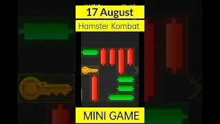 Mini Game Today 17 August HamsterKombat How to Solve Mini Game Puzzle inHamster Kombat (100%)Solve