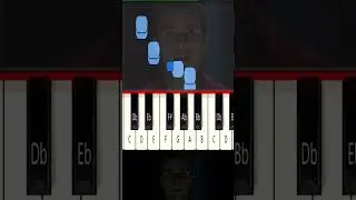 Justin Bieber - GHOST (One Hand Easy Piano Tutorial)