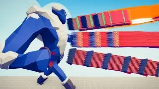 SUPER SPEED GODS vs EVERY GIANT - TABS Totally Accurate Battle Simulator
