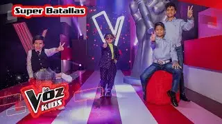 Diego, Sol y Sebas & Alex cantan en las Súper Batallas | La Voz Kids Colombia 2022