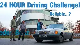 24 HOUR Driving Challenge In A Mercedes W124! @UPnDOWN Sophie's Legacy 24h Challenge