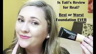 Tati's Best Foundation Ever Review Test  |  Smashbox Studio Skin Foundation