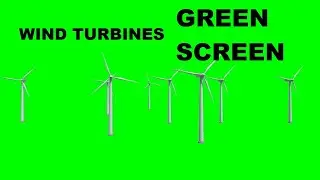 Wind Farm Green Screen Free Pack
