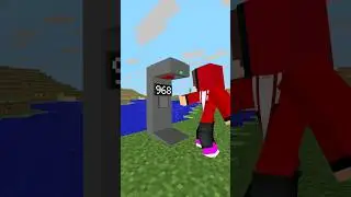 Punching Machine Challenge👊MAIZEN Minecraft Animation #shorts