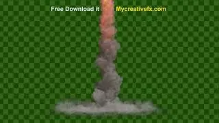 Jet Rocket Space Ship Flame Green Screen Free
