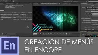 Creación de menús en Adobe Encore | moon-brain.com